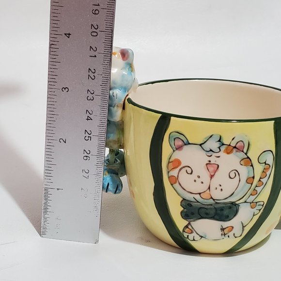 Cat in Shoes Coffee Cup Mug 3D Funny Gift Decor Collectible RARE - Picture 6 of 7